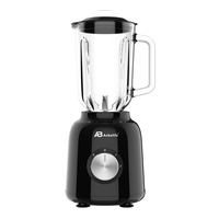 Mixeur de table Anbo pour glace pilée, 5 vitesses, 4 lames en acier inoxydable, robot culinaire domestique, presse-agrumes, mixeur, broyeur, hachoir, OEM ODM
