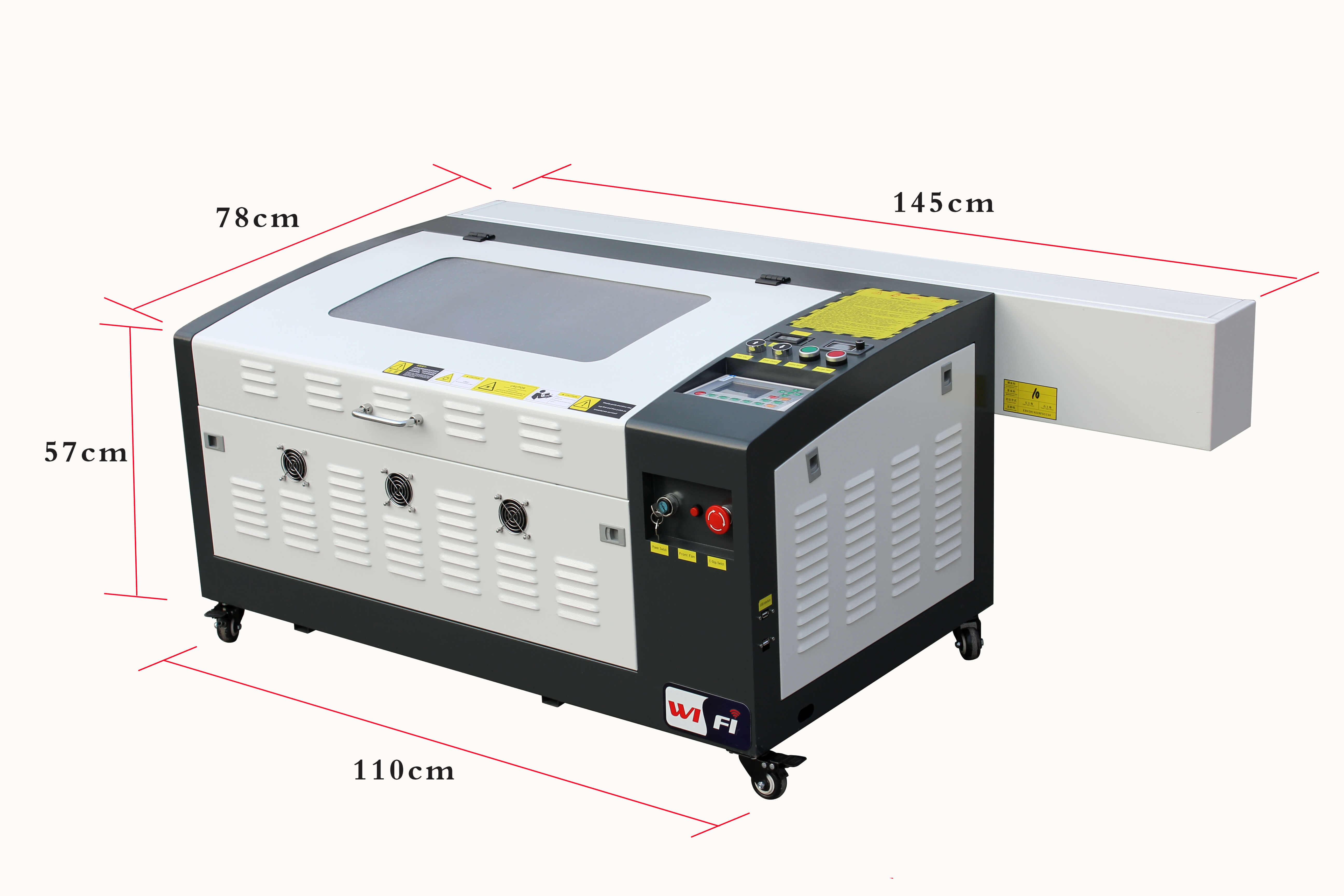Haotian Laser HT-460 - CO2 Laser Engraving & Cutting Machine