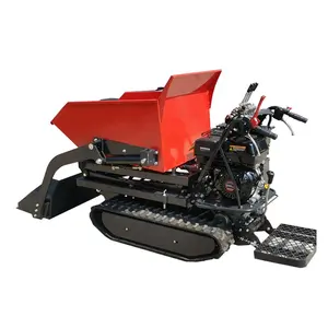 Official factory high quality 500kg hydraulic crawler dumper small dumper mini track dumper for sale