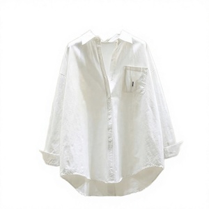 Ropa Musulmana Tradicional de Otoño Invierno, Camisa Informal Vintage de Algodón para Mujer, Corte Holgado, Antiestática, Manga Larga - Product Image 2