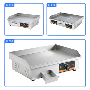 Plancha de Cocina Eléctrica Comercial de Acero Inoxidable, 220V 4400W, Antiadherente, Tipo Teppanyaki para <span class=keywords><strong>Restaurante</strong></span> - Product Image 6