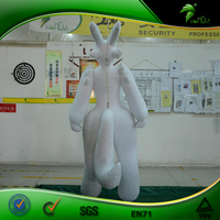 Jouet gonflable en fourrure Renamon, animal de dessin animé personnalisé avec Hongyi Sph