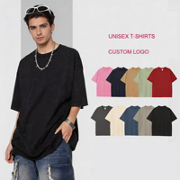T-Shirt Unisex in Cotone 100% Premium 300-400GSM, Maglietta Neutra di Alta Qualità per Uomo, Personalizzabile con Logo, OEM/ODM
