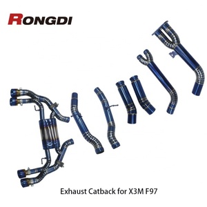 ท่อไอเสียไทเทเนียมสมรรถนะสูงพร้อมวาล์วควบคุมเสียงและหม้อพักไอเสียสำหรับ BMW X3M F97/X4M F98 3.0T ปี 2019-2023 - Product Image 3