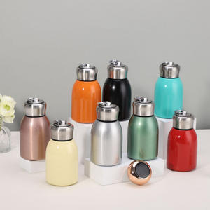 Graziosa bottiglia d'acqua 304 <span class=keywords><strong>acciaio</strong></span> inossidabile nuovo stile Mini piccola forma grassa grande ventre tazza bottiglia sottovuoto portatile - Product Image 3