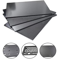 Panneau composite en fibre de carbone à succès, personnalisable, épaisseur 3 mm, -50~200°C, pour accessoires de robots