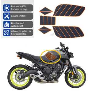 Melors Personnaliser <span class=keywords><strong>Moto</strong></span> PE/EVA Réservoir Pad Huile Gaz Couverture Protection <span class=keywords><strong>Moto</strong></span> Pièces Accessoires Décoratif Réservoir De Carburant Autocollants - Product Image 1