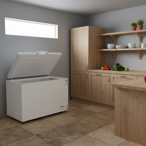Congélateur à porte unique de 80 L, vente chaude, petite capacité, ouverture par le haut, réfrigérateur horizontal, congélateur profond avec réfrigération - Product Image 1