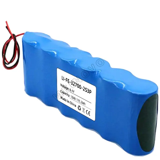 Factory price 32700 type 18Ah 6.4v lifepo4 batterie rechargeable