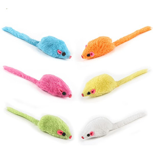 Jouets pour animaux de compagnie Playpal, souris en fausse fourrure avec imprimé réaliste, adaptés aux chatons et aux races de chats, pour la mastication et la chasse, cadeaux pour chatons en période de dentition - Product Image 2