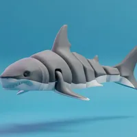 Statues de baleines et de requins imprimées en 3D SDK31 Cadeau idéal pour les fêtes, les amis et la famille. Design marin fantastique Ocean Life