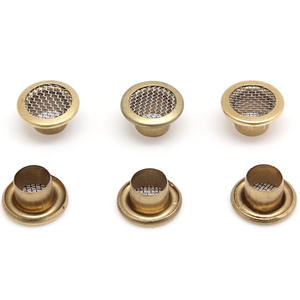 Bottoni in Metallo Dorato Anticato da 9MM, 10MM, 12MM, 14MM, 15MM, Rotondi, Lisci, in Ottone, con Chiusura a Un'Uncinetto, per Jeans - Product Image 3