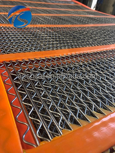 Maille de tamis en acier à ressorts polyuréthane haute résistance 65Mn pour tamis à harpes autonettoyant - Product Image 1