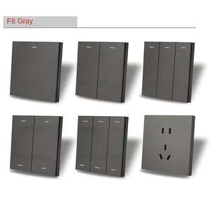 Interruptor de Transferencia Automática Inteligente, Panel de Control Inteligente Alexa Smart Life, Interruptor de Luz de Pared Inteligente ABS para Aplicaciones, Clasificación IP27, 110V-240V - Product Image 3