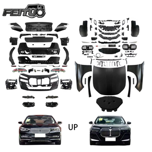 FEITUO Factory Kit Carrozzeria per <span class=keywords><strong>BMW</strong></span> Serie 7 G12 a <span class=keywords><strong>G70</strong></span> Paraurti Nuova Condizione Stile Aggiornato con Griglia Paraurti Anteriore e Posteriore - Product Image 1