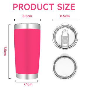 Mug à café isotherme de 20 oz avec couvercle, tasse à café en acier inoxydable, gobelet à café à double paroi sous vide - Product Image 2