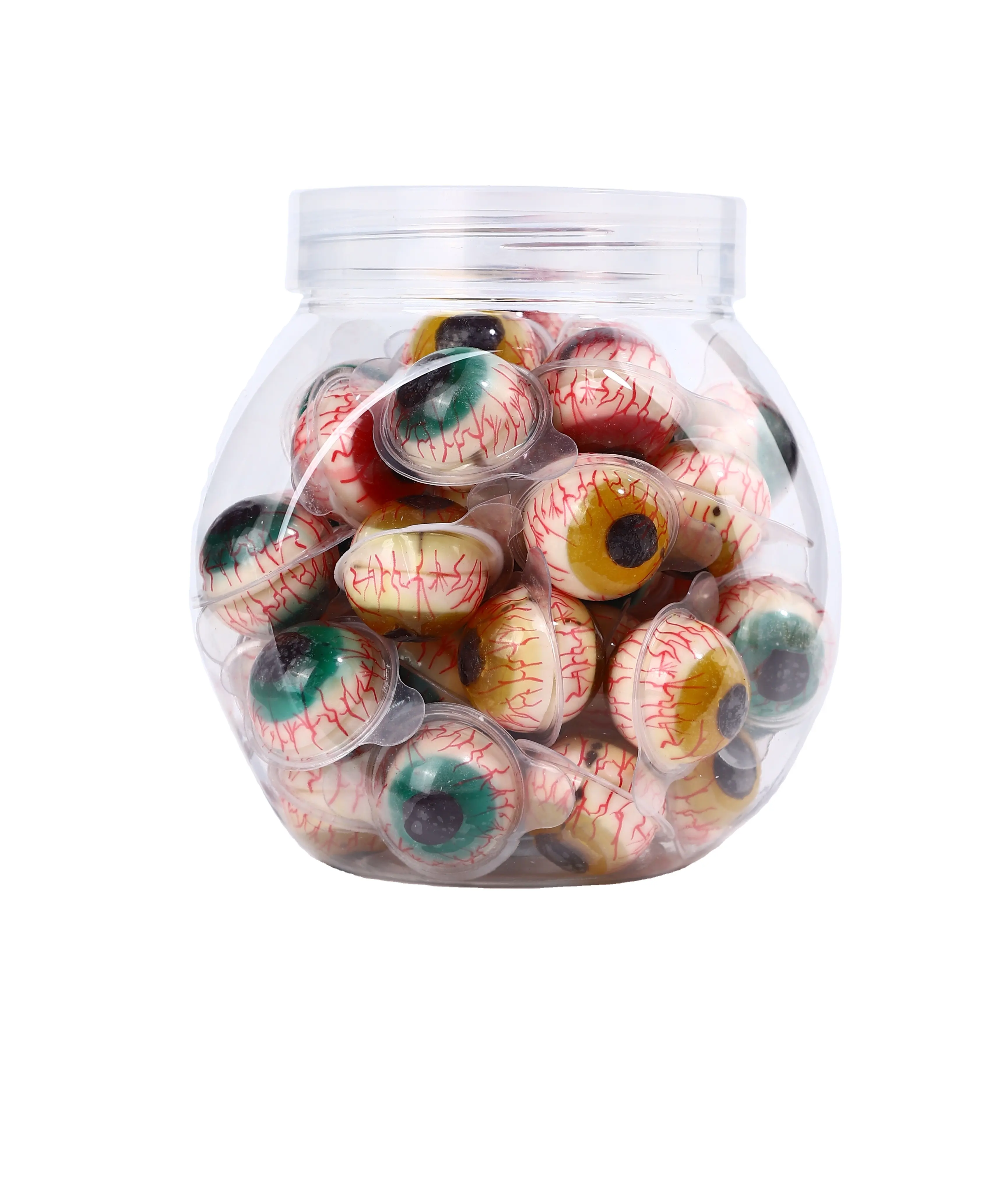 Заводская оптовая продажа халяльный шар 4D глазное яблоко конфеты желе глазные шарики для детей