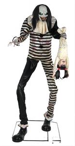 Décoration d'Halloween, nouveau <span class=keywords><strong>clown</strong></span> électrique d'horreur, <span class=keywords><strong>bar</strong></span>, maison hantée, pièce secrète, accessoires de décoration, attrape-enfants, <span class=keywords><strong>clown</strong></span> avec éclairage LED - Product Image 2