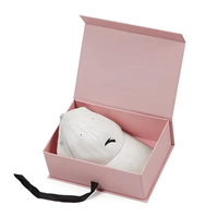 Robuste Hochwertige Rosa Wellpappe Geschenkbox Umweltfreundlich Biologisch Abbaubar Luxus-Branding Schleifenband Magnetverschluss