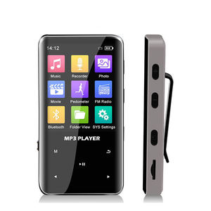 Touch Screen <b>MP3</b> MP4 <b>Player</b> BT 5.0 Portable Sports Student Reading with TF Card Slot FM Radio Recorder Pedometer - Product Image 2