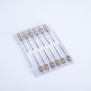 Có khía bánh xe trung tâm thép không gỉ thú y Tiêm dưới da kim 304 kim thép không gỉ - Product Image 3