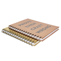 Agenda de journal promotionnel de conception agenda hebdomadaire quotidien carnet à spirale a4 a5 pour étudiants