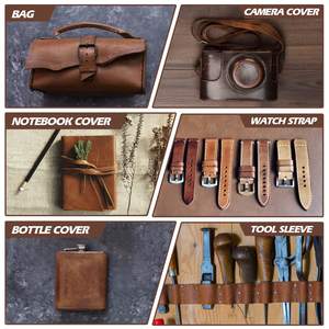 Humbs-UP 12 ''X24'' цельнозерновая кожа инструменты 2 мм Толстая кожа из натуральной кожи листы для кожаного изделия - Product Image 6