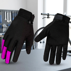 Gants de motocross en cuir tactiles pour la course - Gants de vélo tout-terrain antidérapants pour le VTT, la descente et les sports de plein air - Product Image 6