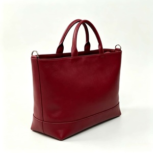 Factory Custom Genuine <strong>Leather</strong> Tote <strong>Bag</strong> for <strong>Women</strong> Minimalist Design Wholesale OEM ODM Soft <strong>Leather</strong> Handbag - Product Image 2