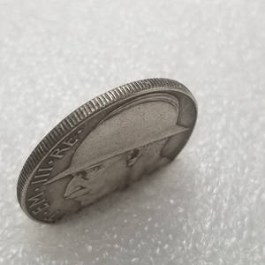 Riproduzione Moneta Antica d'Italia <span class=keywords><strong>20</strong></span> <span class=keywords><strong>Lire</strong></span> 1928 Vittorio Emanuele III KM 70 10º Anniversario Moneta in Rame - Product Image 5