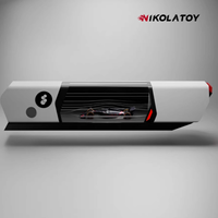 NIKOLATOY Máquina de Prueba Aerodinámica de Túnel de Viento de Sobremesa para Coches, Modelo Temático de Cine y Televisión, Juguete Modelo