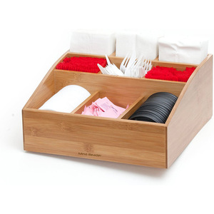 Caja de Almacenamiento de Escritorio de Madera, Rectangular, Multifuncional, Organizador de Oficina sin Tapa, Lector de Pensamientos - Product Image 2