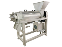 DZJX 0,5 Tonne Petite Presse à Vis Commerciale et Domestique Extracteur de Jus de Myrtille Équipement d'Extraction de Jus de Myrtille
