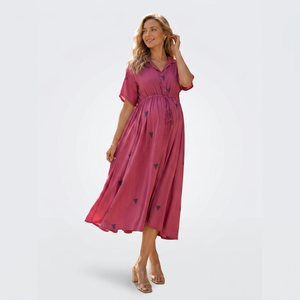Vestido Casual de Verano con Estampado Floral Bohemio para Mujer, Ideal para Viajes, Vacaciones en la Playa, Fiestas en el Jardín y Fines de Semana - Product Image 1