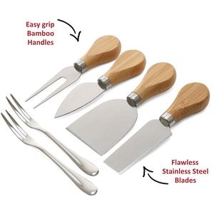 Offre Spéciale : <span class=keywords><strong>Plateau</strong></span> <span class=keywords><strong>de</strong></span> Service en Bambou pour <span class=keywords><strong>Charcuterie</strong></span> <span class=keywords><strong>et</strong></span> Fromages avec Couteau <span class=keywords><strong>et</strong></span> Tiroir Coulissant, 34x34x4cm, Compatible Lave-Vaisselle - Product Image 5