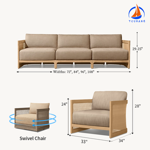 Nouvelle arrivée moderne tous temps en osier extérieur côtier extérieur banc en osier faux <span class=keywords><strong>bali</strong></span> meubles de patio - Product Image 2