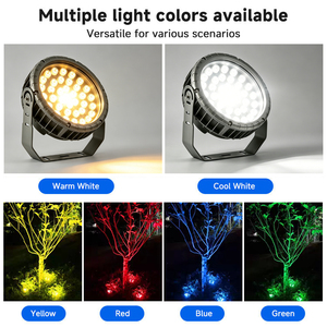 Projecteurs <span class=keywords><strong>LED</strong></span> d'extérieur à haute puissance pour aménagement paysager, en aluminium moulé sous pression, de forme ronde, pour la décoration, vente en gros d'usine - Product Image 3
