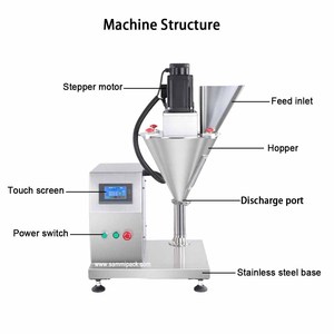 China Factory Cheap Stainless Steel Desktop Powder Filling Machine 304SS Automatic Auger Filler High Precision - Product Image 2