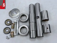 King Pin Kit untuk Bus naga emas Higer Sunlong Kinglong Kit perbaikan buku jari kemudi Bus Model EQ1094 ukuran 42*240MM