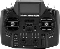 Radiomaster GX12 1000HZ 3D Digital CNC Hall Gimbal Antena de Doble Banda Gemini EXpressLRS Radiocontrolador (GX12 ELRS Modo 2)