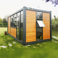 Villa préfabriquée en acier à 3 chambres à assembler rapidement et à faible coût, pour bureau, cuisine, camping, maison, resort extérieur, école