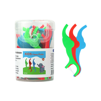 Cure-dents pour enfants avec poignée en forme d'éléphant, matériau stable pour une coloration constante et une production en série, prix de gros
