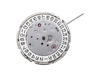 Otomatik saat sarma orijinal Miyota 9015 japonya otomatik 24 mücevher hareketi, 3 eller, tarih 3 ve ekstra parçaları