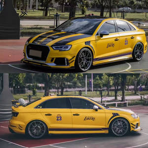 Per Audi <span class=keywords><strong>A3</strong></span> S3 RS3 aggiornato TK stile in fibra di carbonio pannelli parafango anteriore esterno parafango sul pannello di apertura di ventilazione foglia - Product Image 3