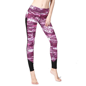 Mujer alta cintura sexy capri pantalón de yoga de escala de leggins dropshipping. Exclusivo. Imprimir polainas fitness - Product Image 4