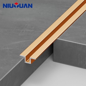 Niuyuan giá bán buôn đồ nội thất cạnh TRIM đa mà<span class=keywords><strong>u</strong></span> Anodized nhôm <span class=keywords><strong>U</strong></span> kênh hồ sơ cho gạch - Product Image 2