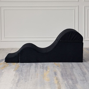 Divano Letto Multifunzionale a Forma di S Comprimibile per Hotel, Seduta Yoga per Coppie, Sedia Ondulata di Louis <span class=keywords><strong>Denny</strong></span> dal Design Moderno e Semplice - Product Image 3
