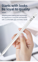 Stylet en métal et plastique pour iPad Pro/Mini/Air et tablettes Android, noir/blanc, attraction magnétique, longue autonomie