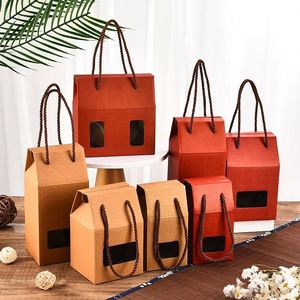 <b>Biodegradable</b> Customized Size Food Delivery Restaurant Brown Kraft Paper Bags <b>Packaging</b> Reusable Shopping Paper Bag With Logo - Product Image 6
