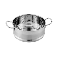 Couscoussier en acier inoxydable avec poignées métalliques pour cuisinière à gaz et plaque à induction – Vente en gros